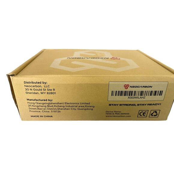 Neocarbon Electric Pain Relief TENS Unit With Case- New in box - Picture 3 of 6